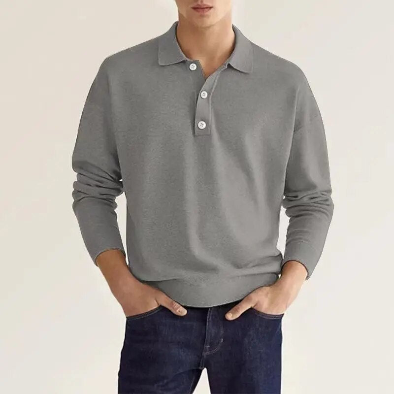 Poloshirt met lange mouwen - maximale elegantie en comfort - Thibo Jeecey