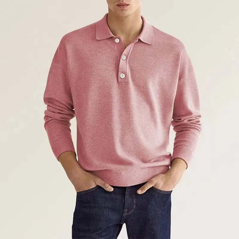 Poloshirt met lange mouwen - maximale elegantie en comfort - Thibo Jeecey