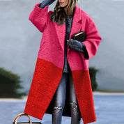 Trendy oversized lange winterjas voor dames - Dana Jeecey